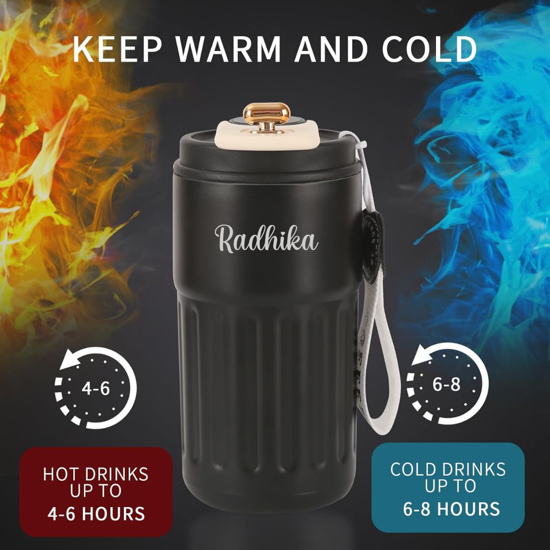 Personalized Gift : Premium LED Display Thermos Flask - Giftana