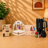 Rakhi Gift Hamper with Personalized Tumbler & Message Card