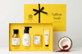 Saffron Swirl Luxury Bath & Body Gift Set with Saffron & Coconut