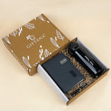 Stylish Gifts Combo - Sports Bottle with Jute Diary & Pen