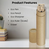 Sustainable Gifting : Eco Portable Stationery Box for Everyday Use - Giftana