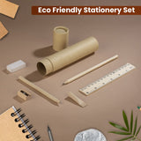 Sustainable Gifting : Eco Portable Stationery Box for Everyday Use - Giftana