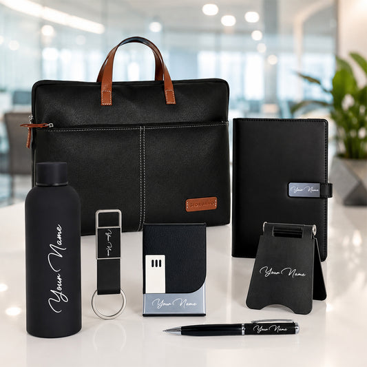 The Complete Personalized 7-in-1 Office Gift Set