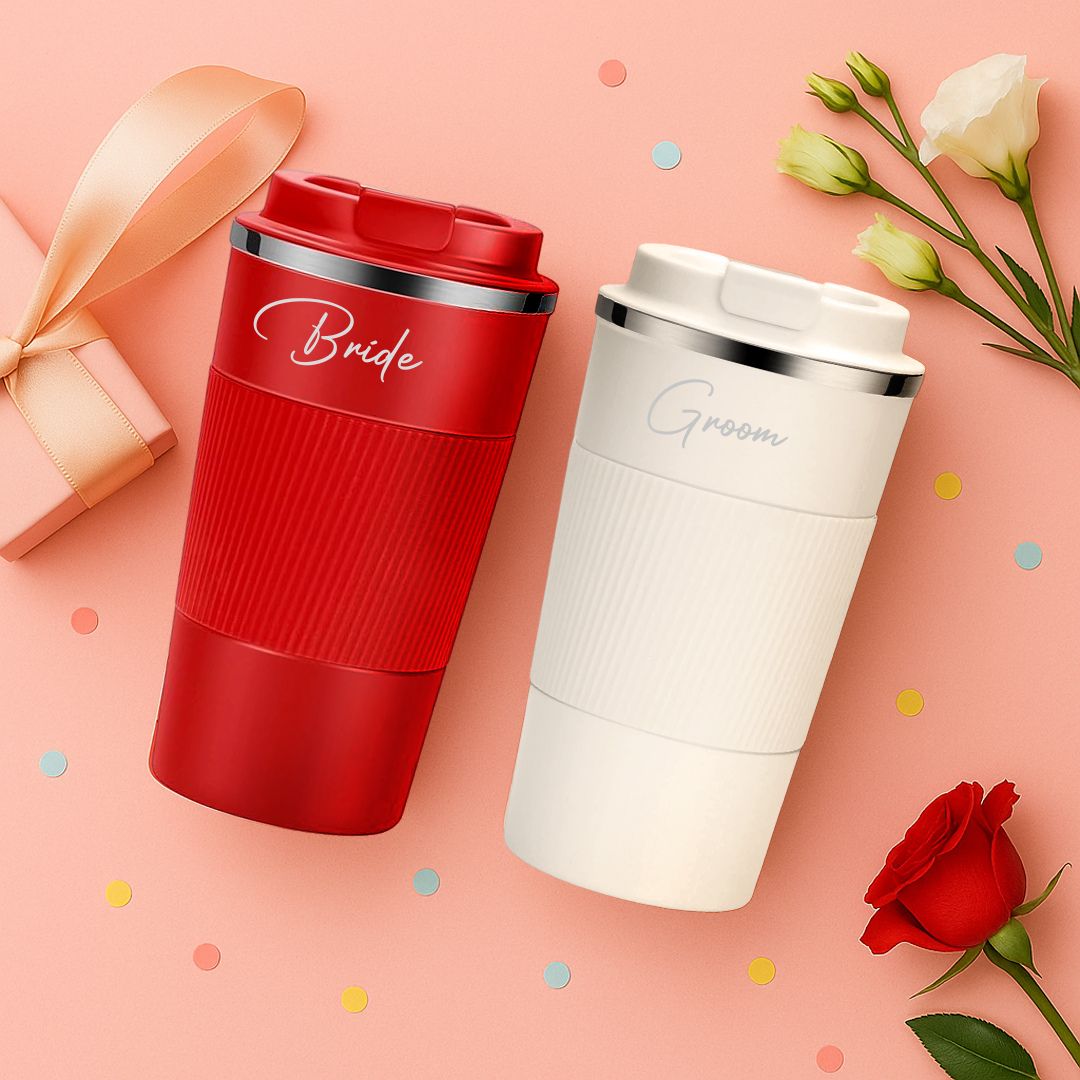 Bride & Groom Coffee tumbler Combo