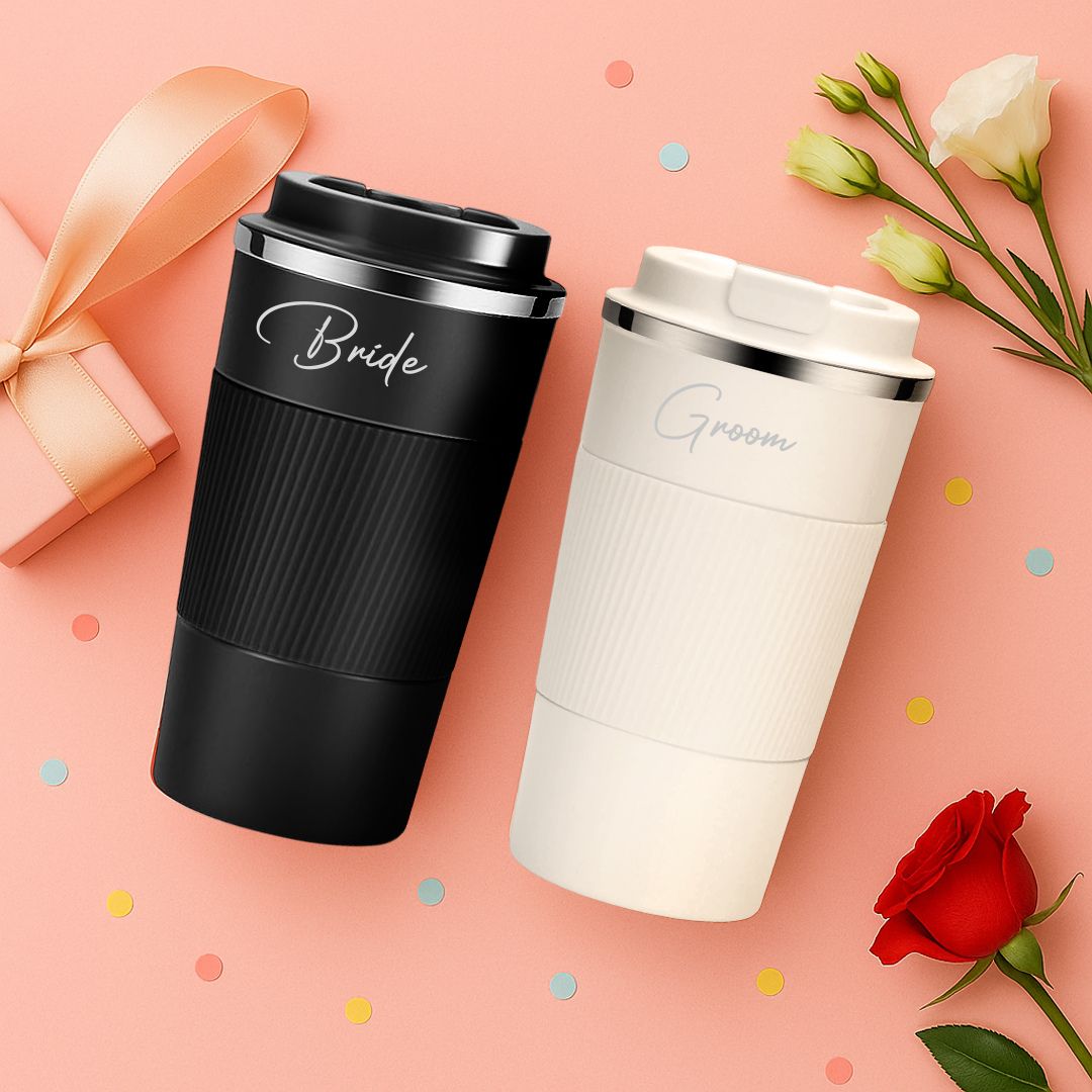 Bride & Groom Coffee tumbler Combo