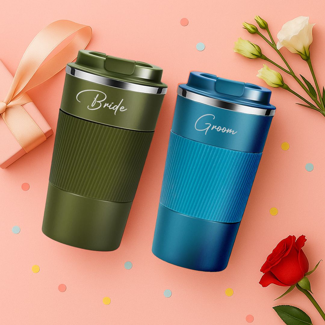 Bride & Groom Coffee tumbler Combo
