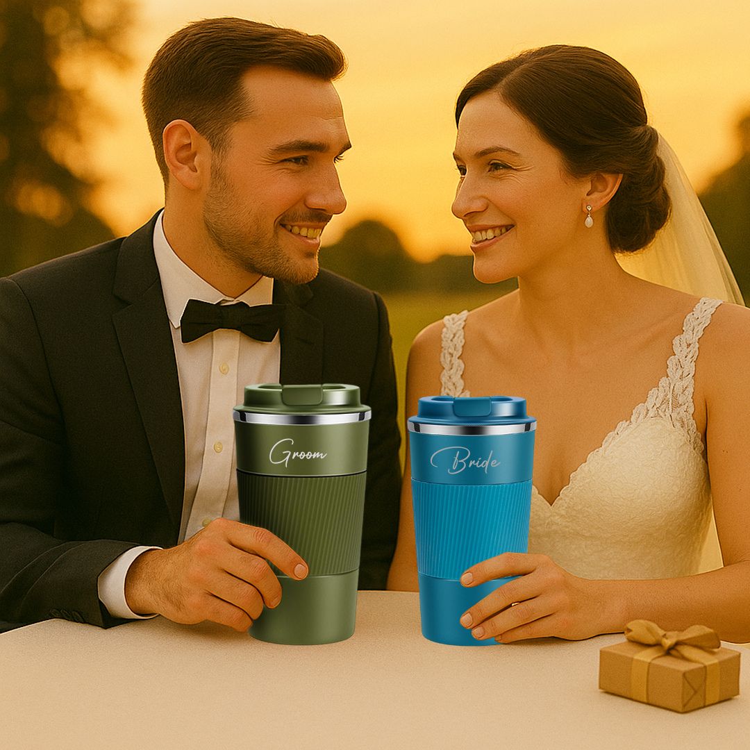 Bride & Groom Coffee tumbler Combo
