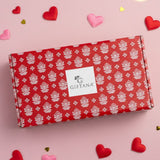 Valentine's Day Love Gift Box with Heart Keychain & Chocolate