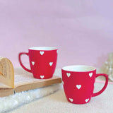 Premium Red Heart Couple Mug Gift Hamper