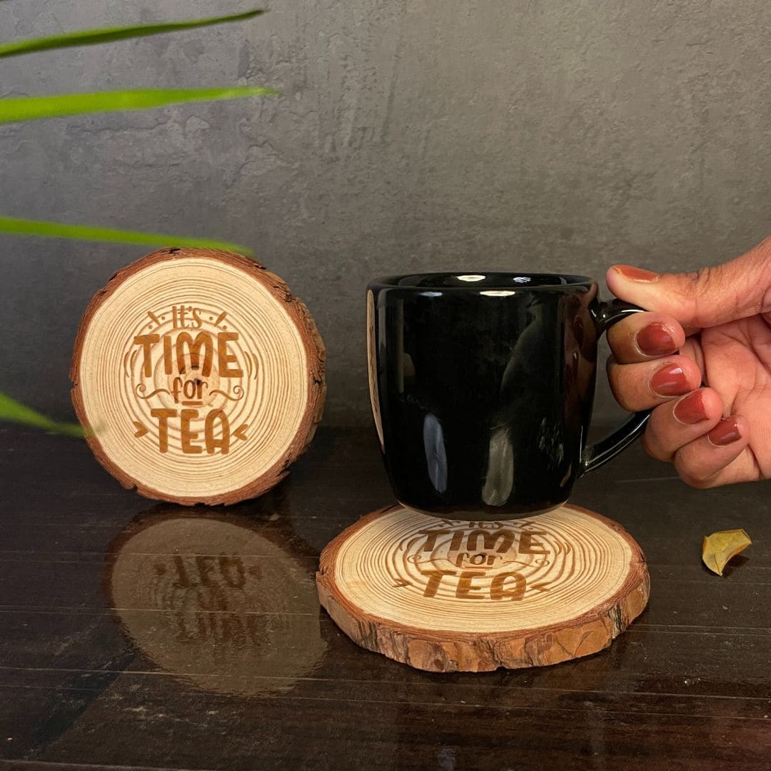 Wooden coaster giftana