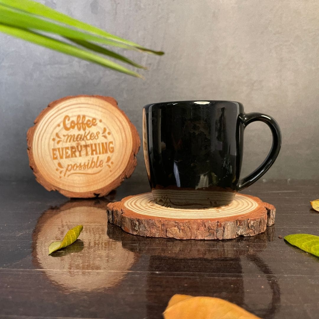 Wooden coaster giftana