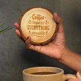 Wooden coaster giftana