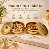 Premium Diwali Dry Fruit Gift Box with Italian Herbs Cashews & Almonds
