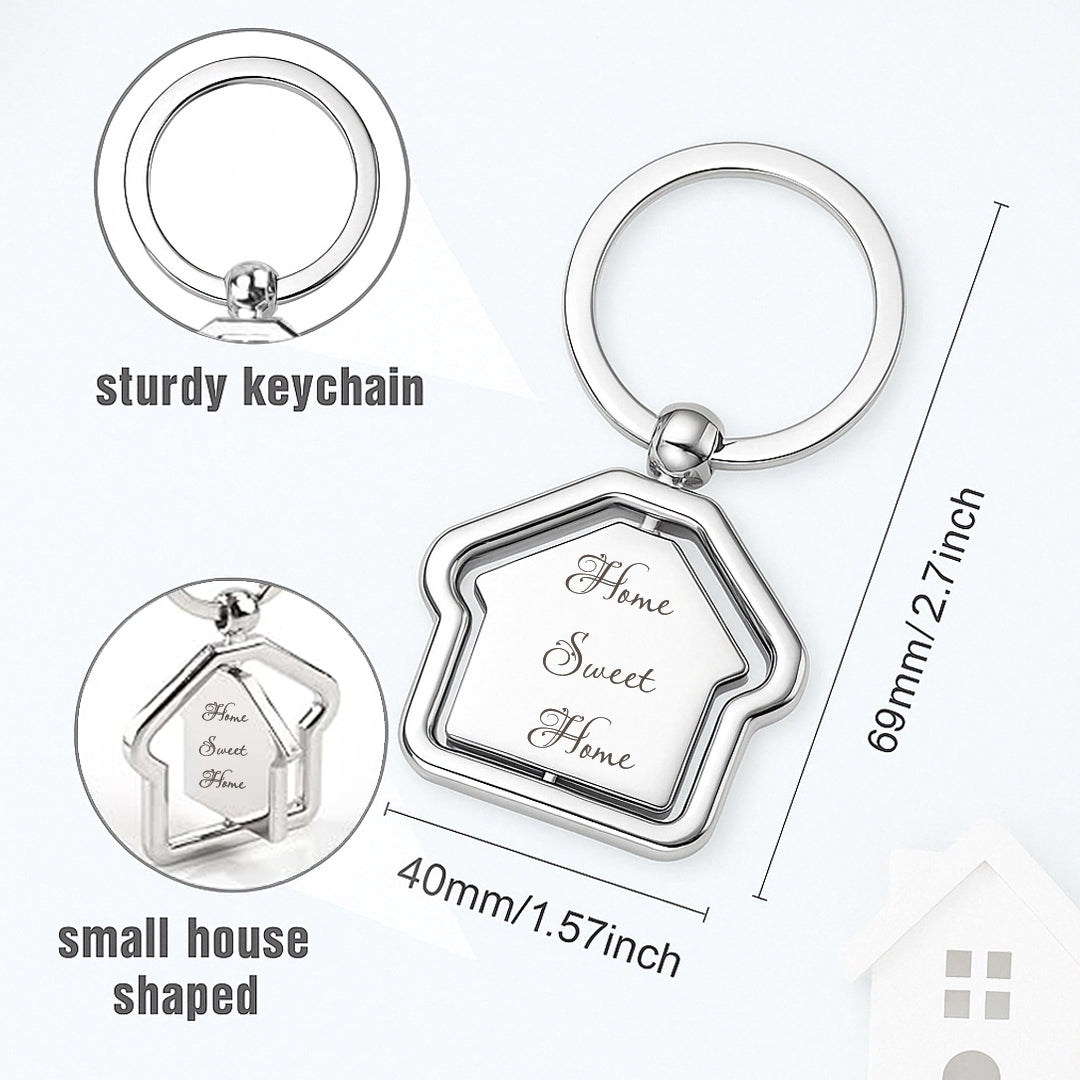 Charming Home Sweet Home Keychain - Giftana