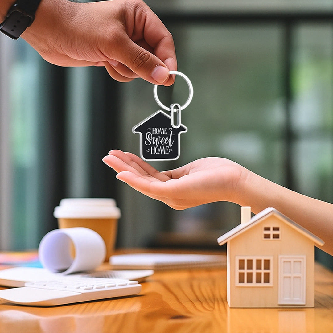 Home sweet home keychain1