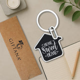 Home sweet home keychain