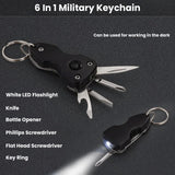 Military Keychain 6-in-1 – The Ultimate Tactical Gift - Giftana