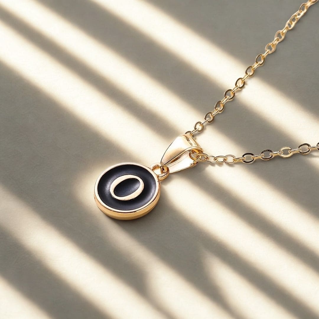 Elegant A to Z Necklace Black : Perfect Necklace Gifts for Every Style - Giftana