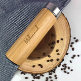 Custom Bamboo Mug and Bottle Gift Set | Eco Personalized Combo