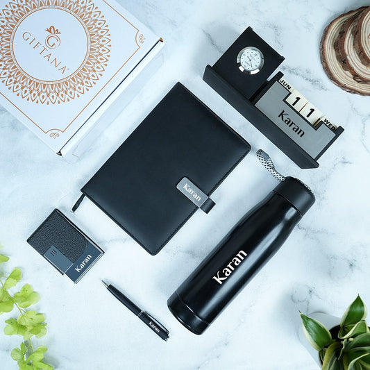 Premium 5-in-1 Desk Organizer Set – A Thoughtful Customized Corporate Gift - Giftana