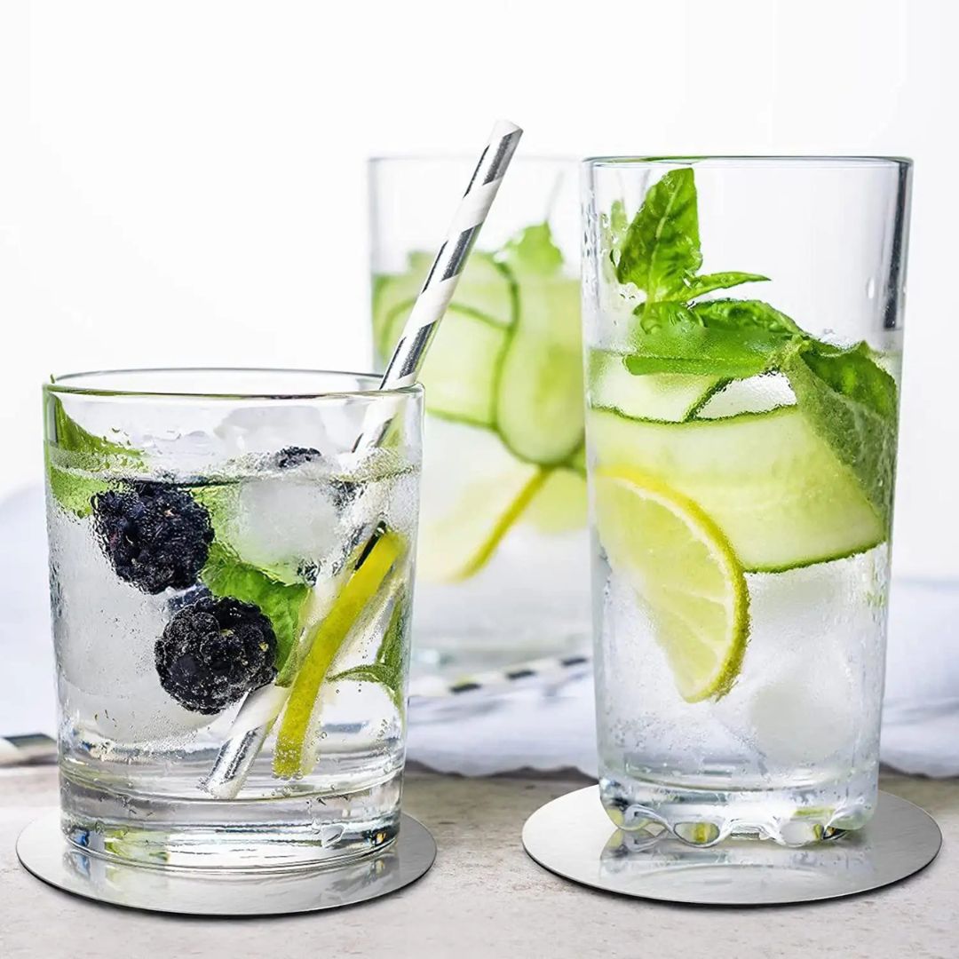 Elegant Round Coasters with Holder – A Unique Gift Choice - Giftana