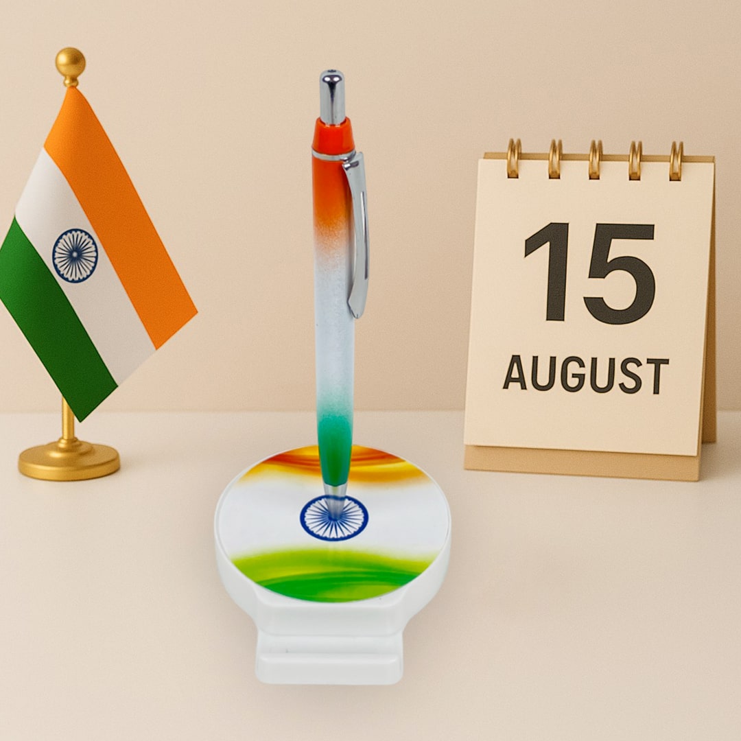 tiranga pen with stand holder