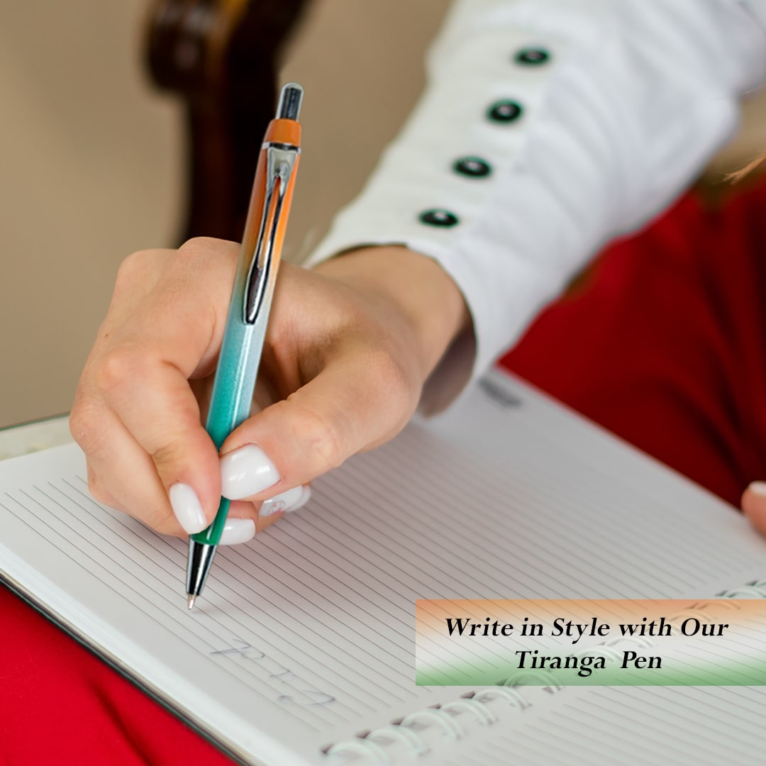 tiranga pen with stand holder