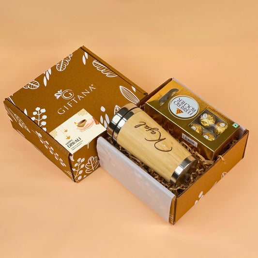 Premium Diwali Set with Sweets, Card and Celebration