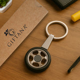 tyre shape keychain