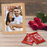 Personalized Gifts : Eco Photo Frame with 2 Kit Kat Chocolates