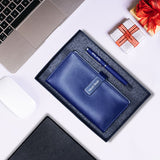 Personalized Handy Notebook Diary and Pen - Blue