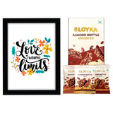 Elegant Gift Set : Black Photo Frame with 3pcs Loyka