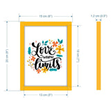 Bright Yellow Photo Frame Gift – Showcase Your Precious Memories