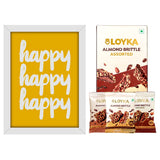 Classic White Photo Frame Gift with 3pcs Loyka Chocolates