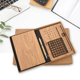 Wooden Diary, Life Time Calender desk & Pen Set