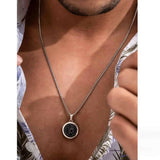 Round Pendant NecklaceGiftana 