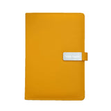 Personalized Notebook Diary with name - Yellow
