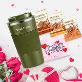 Customized Valentine's Day Gifts : Tumbler, Loyka Sweets & Valentine Card