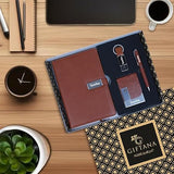 Premium Corporate Gift – Diary, Pen, Cardholder & Keychain
