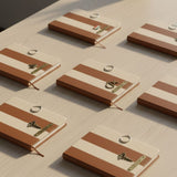 Personalized Zebra A5 Notebook Diary with Name and Charm