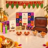Best Diwali Gifts – Sweet Indulgence & Stylish Pouch with card