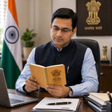 Bharat Legacy Edition - Satyamev Jayate Wooden Diary & Pen Set
