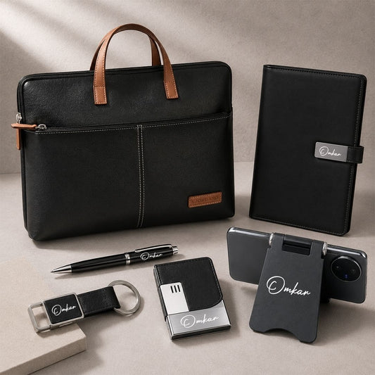 Personalised 6-in-1 Executive Laptop Bag Gift Set
