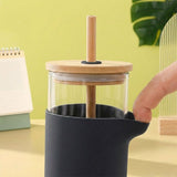 Custom Borosilicate Sipper Tumbler with Bamboo Lid