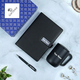 Personalized Coffee Mug Set with Diary and Pen for Everyday Use