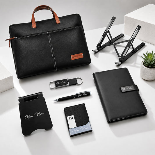 Premium 7-in-1 Personalized Executive Gift Hampers