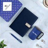 Personalized Coffee Mug Set with Diary and Pen for Everyday Use