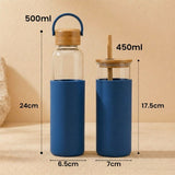 Custom Borosilicate Travel Bottle and Tumbler Drinkware Gift Set