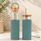 Custom Borosilicate Travel Bottle and Tumbler Drinkware Gift Set