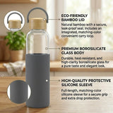 Custom Borosilicate Travel Bottle and Tumbler Drinkware Gift Set
